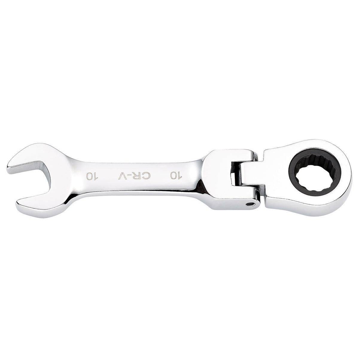 Draper HI-TORQ Metric Stubby Flexible Head Ratchet Combination Spanner, 10mm : Model No. 8230FMMBS
