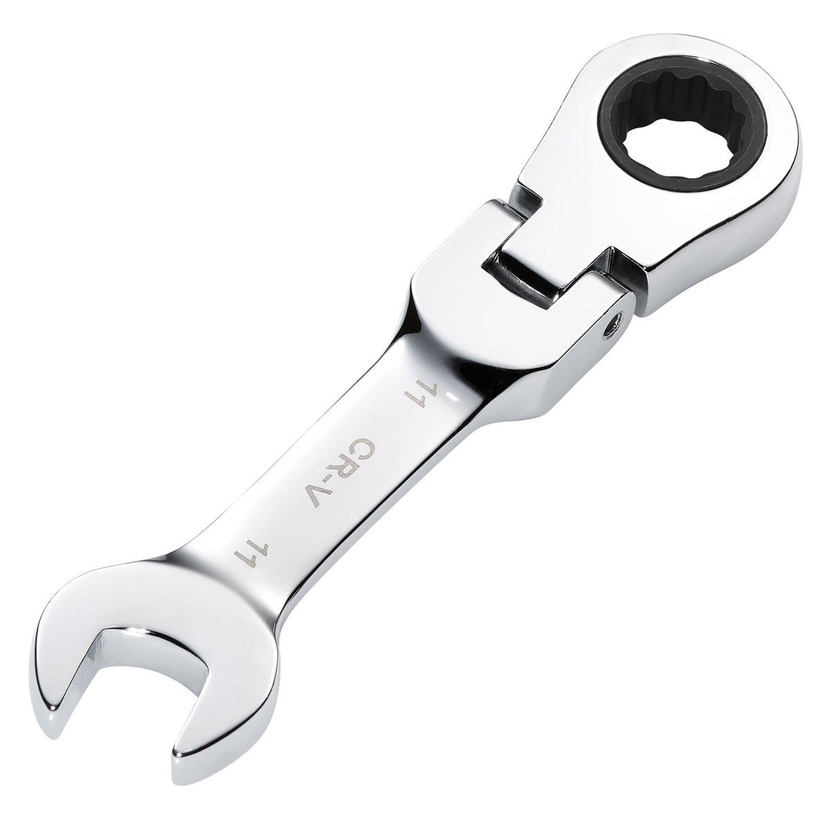 Draper HI-TORQ Metric Stubby Flexible Head Ratchet Combination Spanner, 11mm : Model No. 8230FMMBS