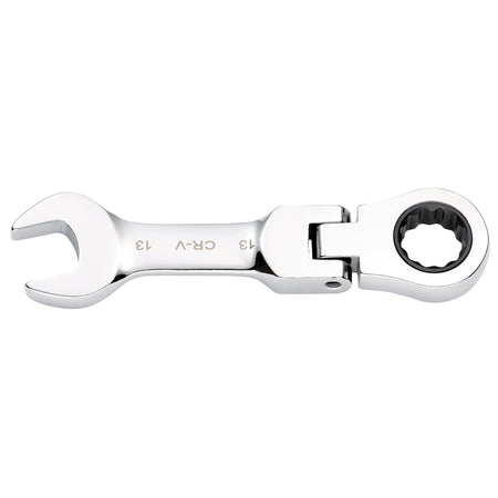 Draper HI-TORQ Metric Stubby Flexible Head Ratchet Combination Spanner, 13mm : Model No. 8230FMMBS