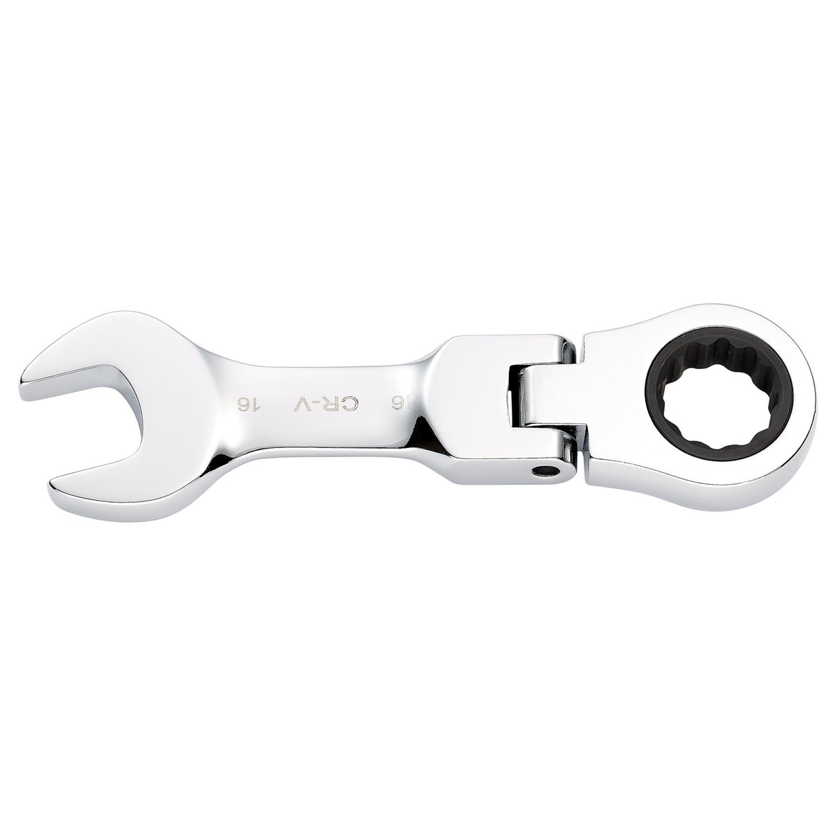 Draper HI-TORQ Metric Stubby Flexible Head Ratchet Combination Spanner, 16mm : Model No. 8230FMMBS