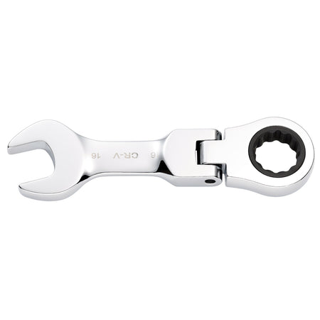 Draper HI-TORQ Metric Stubby Flexible Head Ratchet Combination Spanner, 16mm : Model No. 8230FMMBS