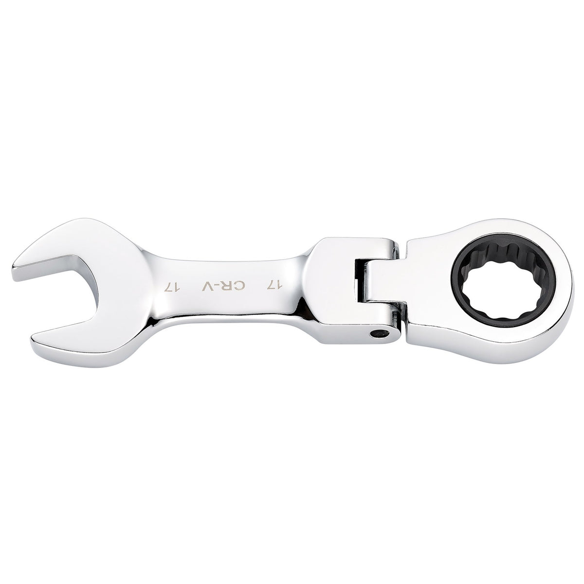 Draper HI-TORQ Metric Stubby Flexible Head Ratchet Combination Spanner, 17mm : Model No. 8230FMMBS
