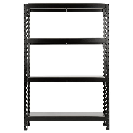 BUNKER 18 Piece Modular 4 Tier Racking with Stainless Steel Shelving, 1500mm : Model No. MS400-54-18PC S