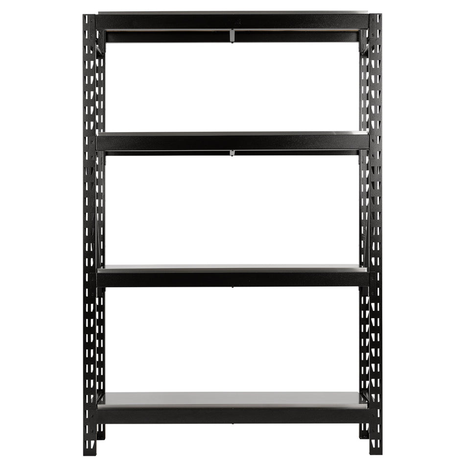 BUNKER 18 Piece Modular 4 Tier Racking with Stainless Steel Shelving, 1500mm : Model No. MS400-54-18PC S