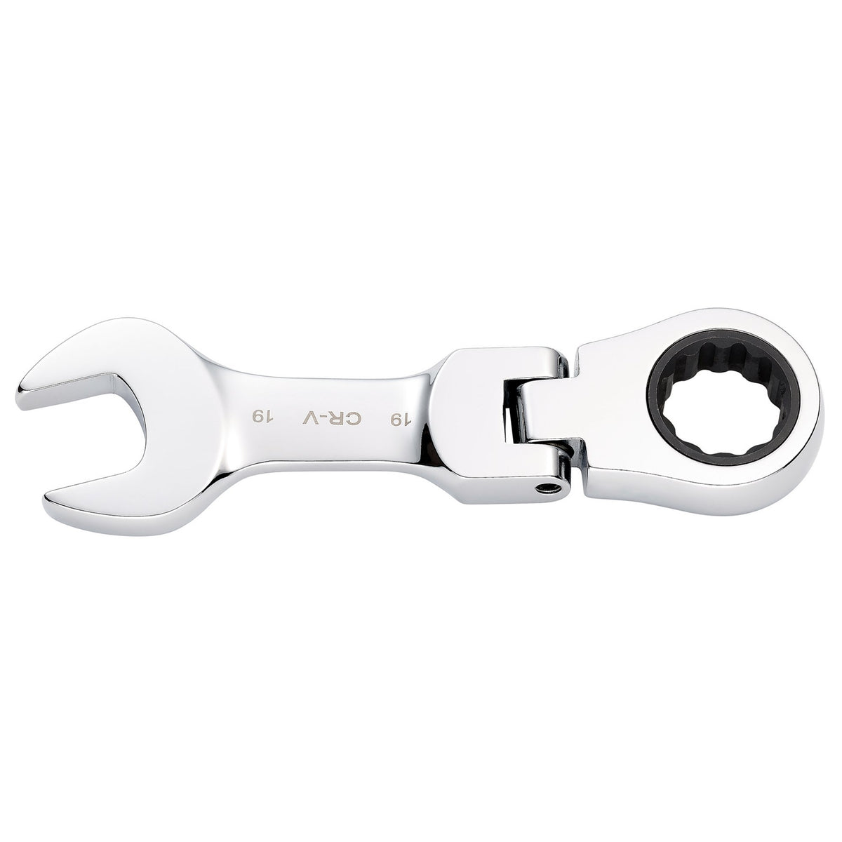 Draper HI-TORQ Metric Stubby Flexible Head Ratchet Combination Spanner, 19mm : Model No. 8230FMMBS