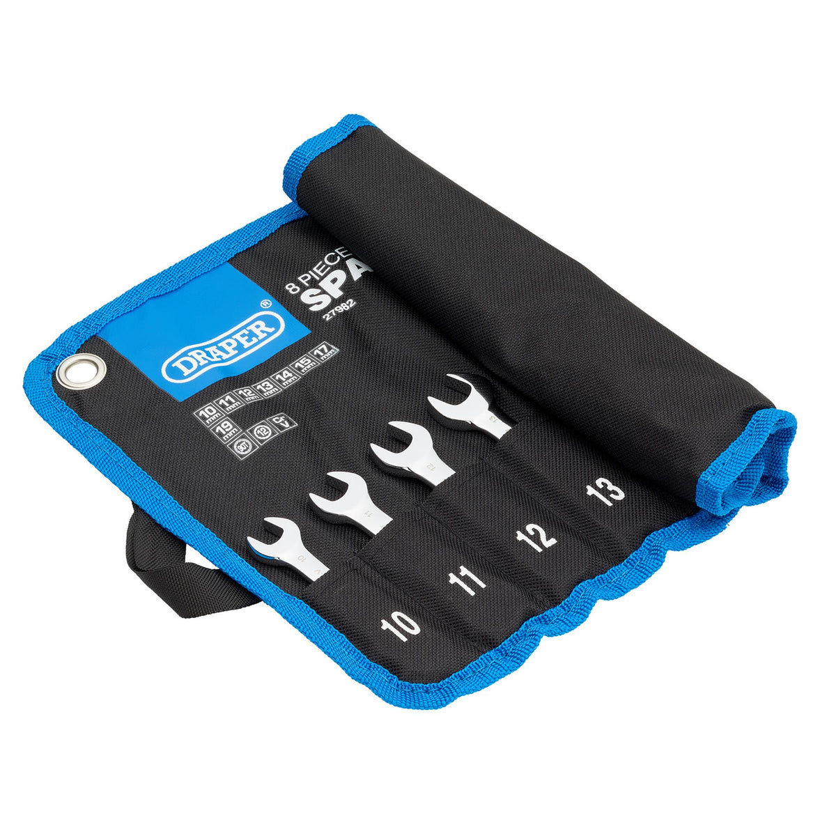 Draper HI-TORQ Metric Stubby Flexible Head Ratchet Combination Spanner Set (8 Piece) : Model No. 8230FMMBS/8