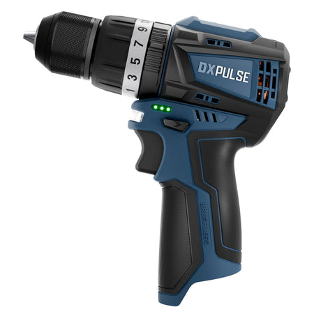 DXPULSE 12V Brushless Combi Drill & Impact Driver Kit, 1/4" Sq. Dr., 2 x 2.0Ah Batteries, 1 x Charger