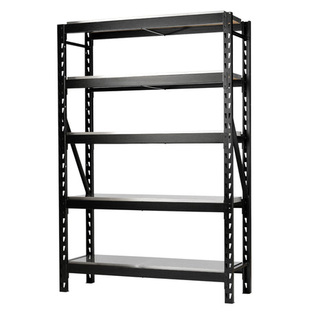 BUNKER 22 Piece Modular 5 Tier Racking with Stainless Steel Shelving, 1500mm : Model No. MS400-54-22PC S