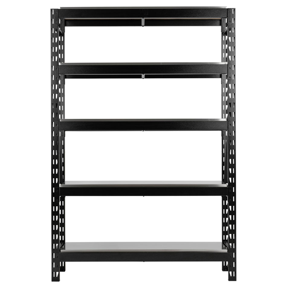 BUNKER 22 Piece Modular 5 Tier Racking with Stainless Steel Shelving, 1500mm : Model No. MS400-54-22PC S