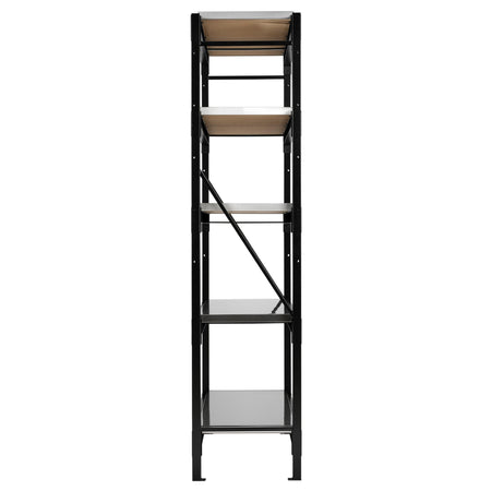 BUNKER 22 Piece Modular 5 Tier Racking with Stainless Steel Shelving, 1500mm : Model No. MS400-54-22PC S