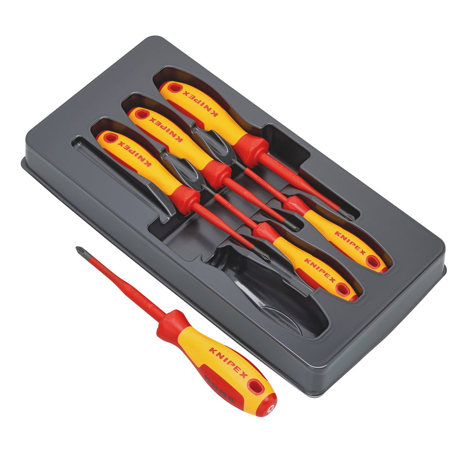 KNIPEX 00 20 12 V03 VDE Insulated Phillips/Pozidriv Screwdriver Set: No.00 20 12 V03