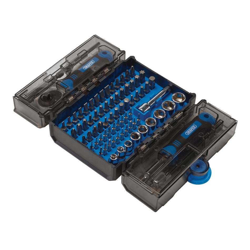 Ratchet and Screwdriver Bit Set (78 Piece) : Model No. RBS78