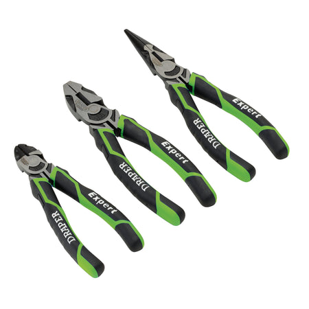 Draper Expert High Leverage Plier Set, Green (3 Piece) : Model No. 1078/G