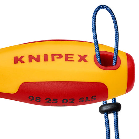 KNIPEX 98 25 02 SLS VDE Insulated Plus/Minus Pozidriv Screwdriver, PZ/S2 x 100mm: No.98 25 02 SLS