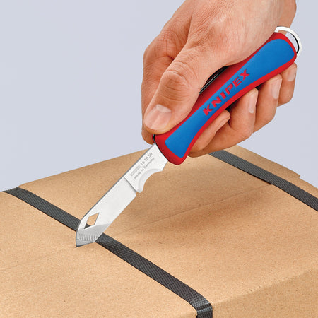 KNIPEX 16 20 50 SB Folding Knife for Electricians,120mm: No.16 20 50 SB