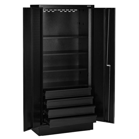 BUNKER Modular Tall Floor Cabinet, 2 Door, 4 Drawer (2000mm) : Model No. MS400-2TC4S4D