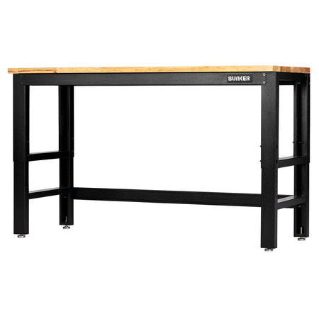 BUNKER Workbench with Hardwood Worktop, 1550mm : Model No. B300-WB61W