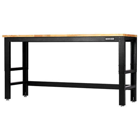 BUNKER Workbench with Hardwood Worktop, 1830mm : Model No. B300-WB72W