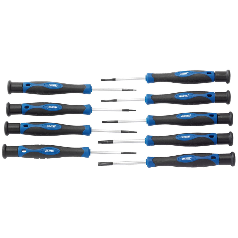 DRAPER 9 piece TX STAR Precision Screwdriver Set: Model No.PSS9TX