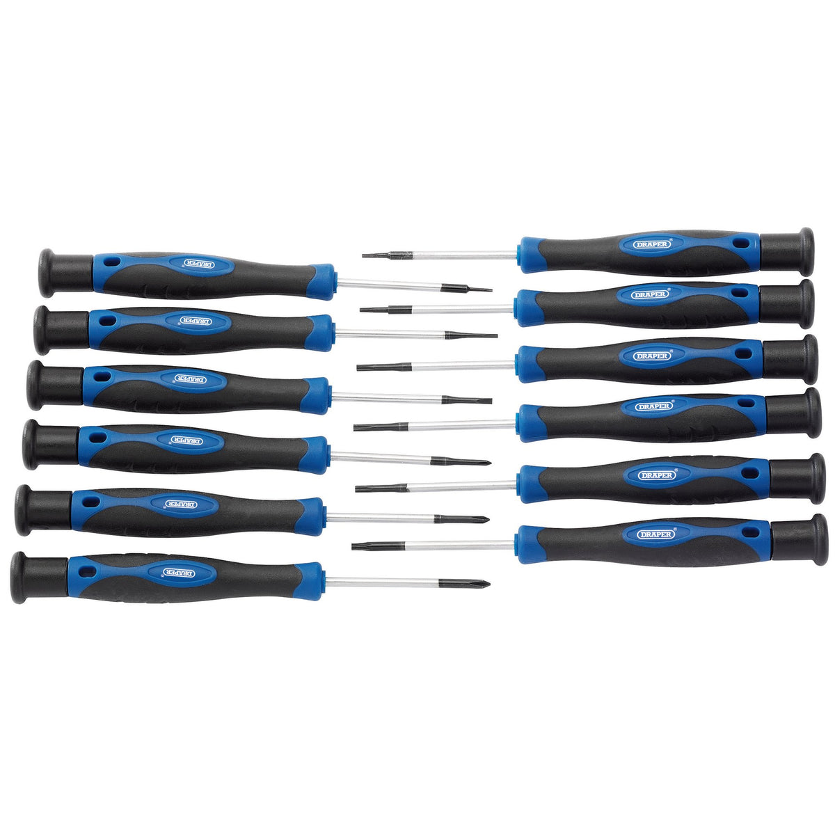 DRAPER 12 piece Precision Screwdriver Set: Model No.PSS12