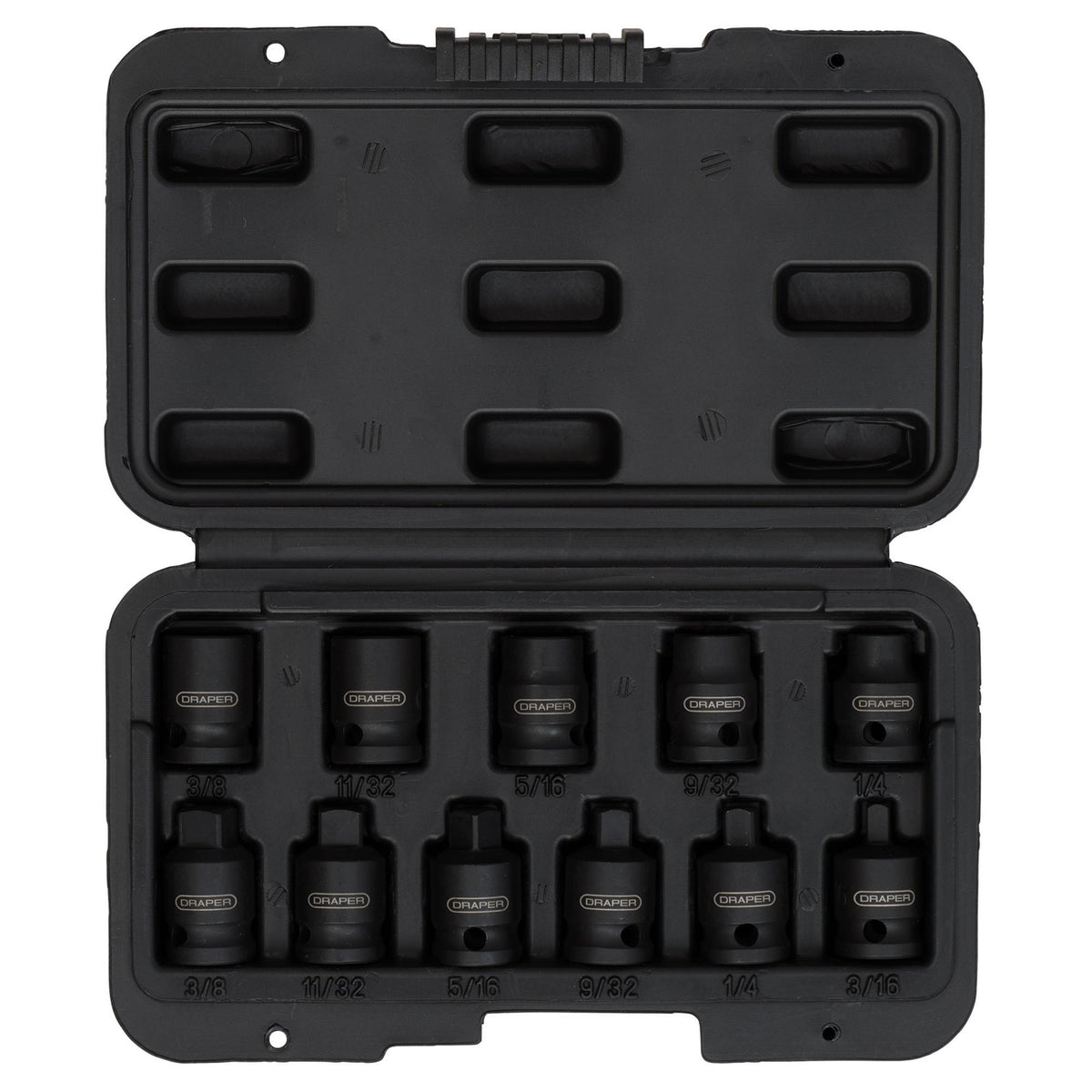 Impact Pipe Plug Socket Set, 3/8" Sq. Dr. (11 Piece)