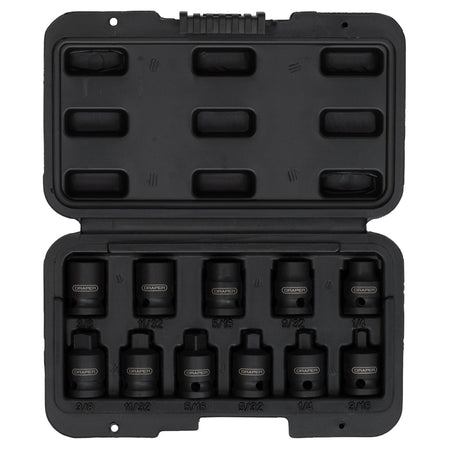 Impact Pipe Plug Socket Set, 3/8" Sq. Dr. (11 Piece)