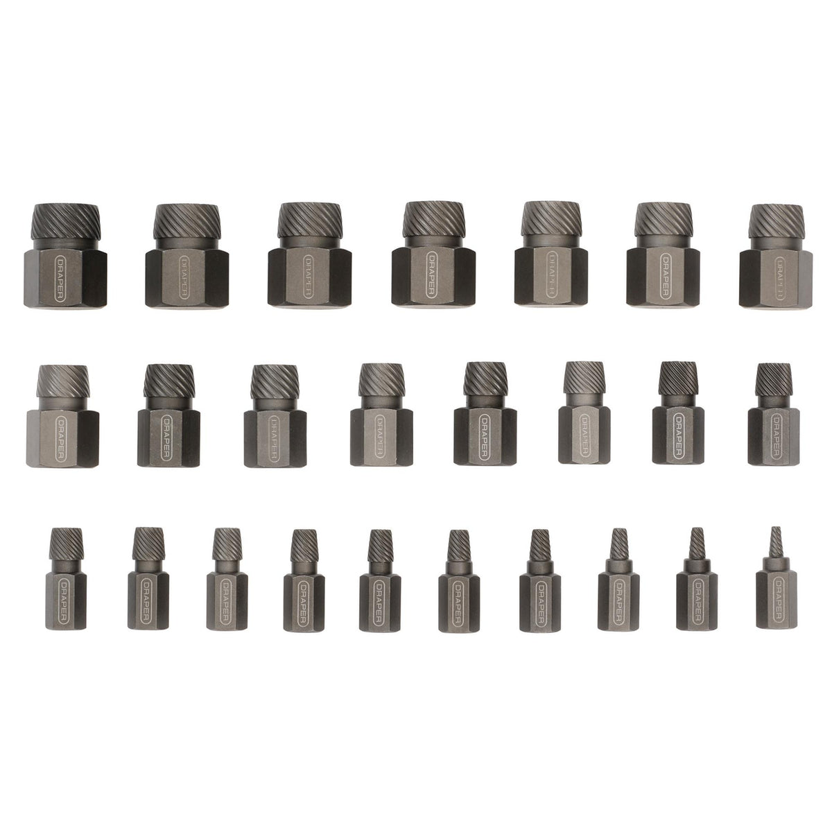 Imperial Bolt Extractor Set, 3/8" Sq. Dr. (25 Piece)