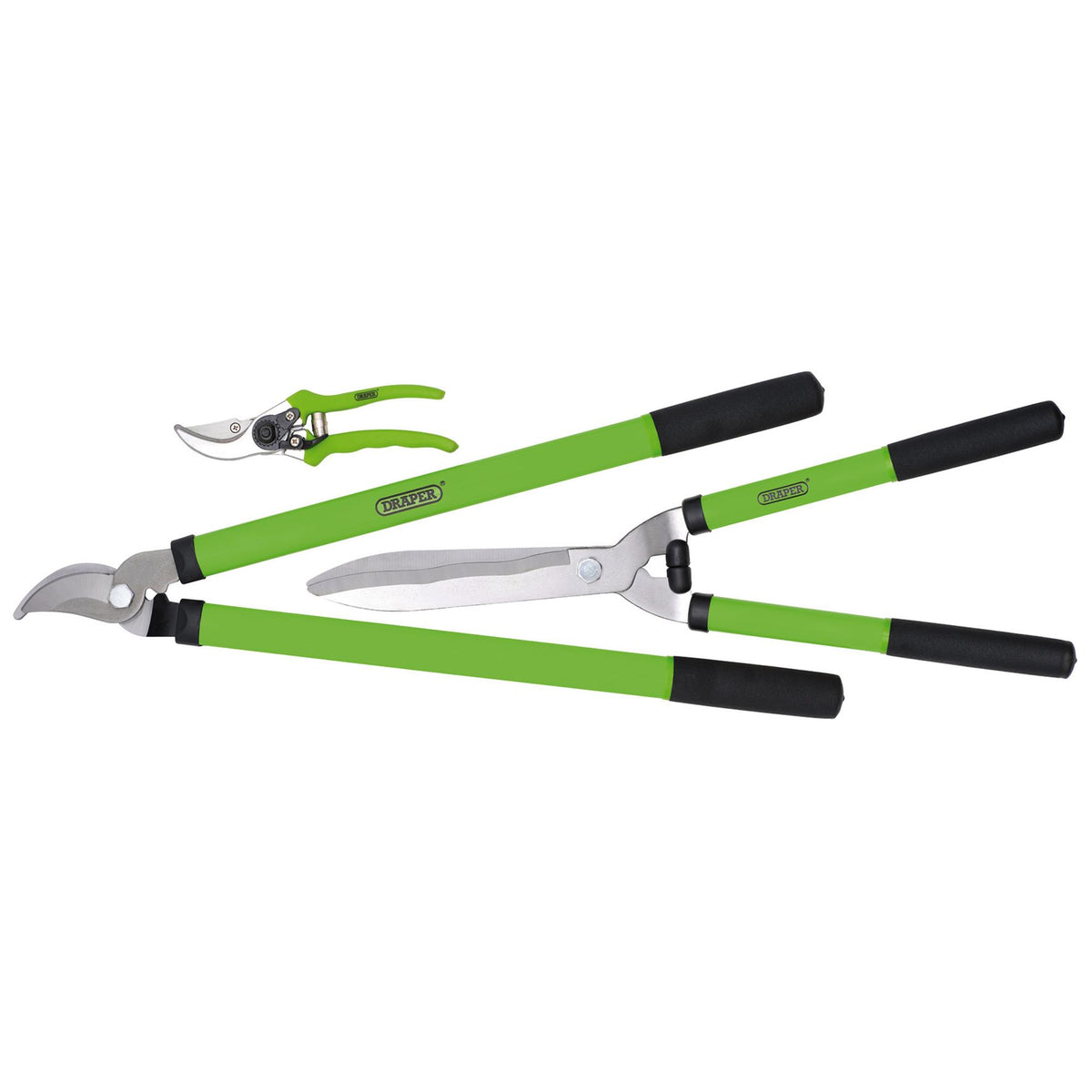 DRAPER 3 piece Lopper, Shears and Secateur Set: Model No.GLSS/SET