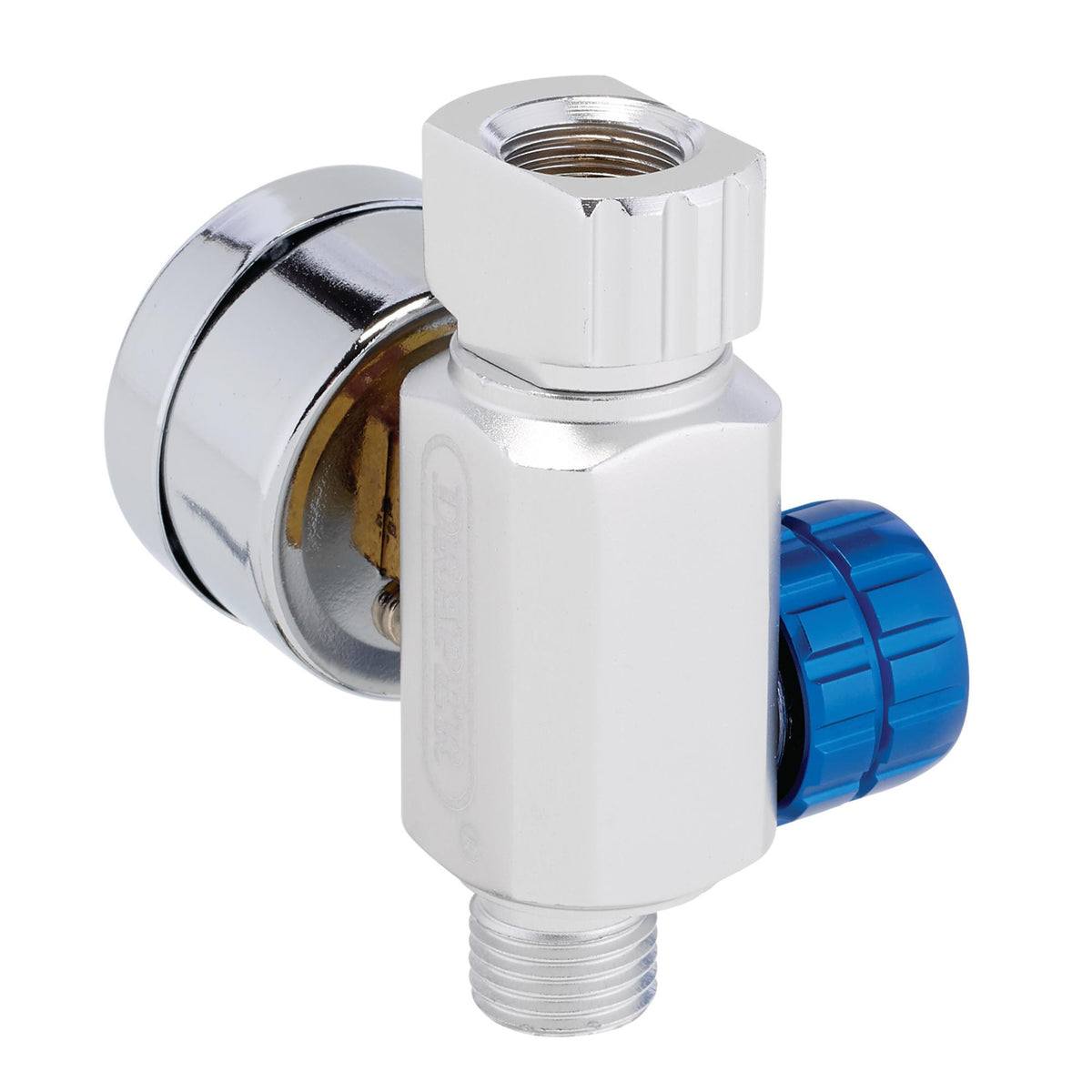 1/4" BSP On-Gun Air Regulator and Gauge, 140psi : Model No. DAT-OARG