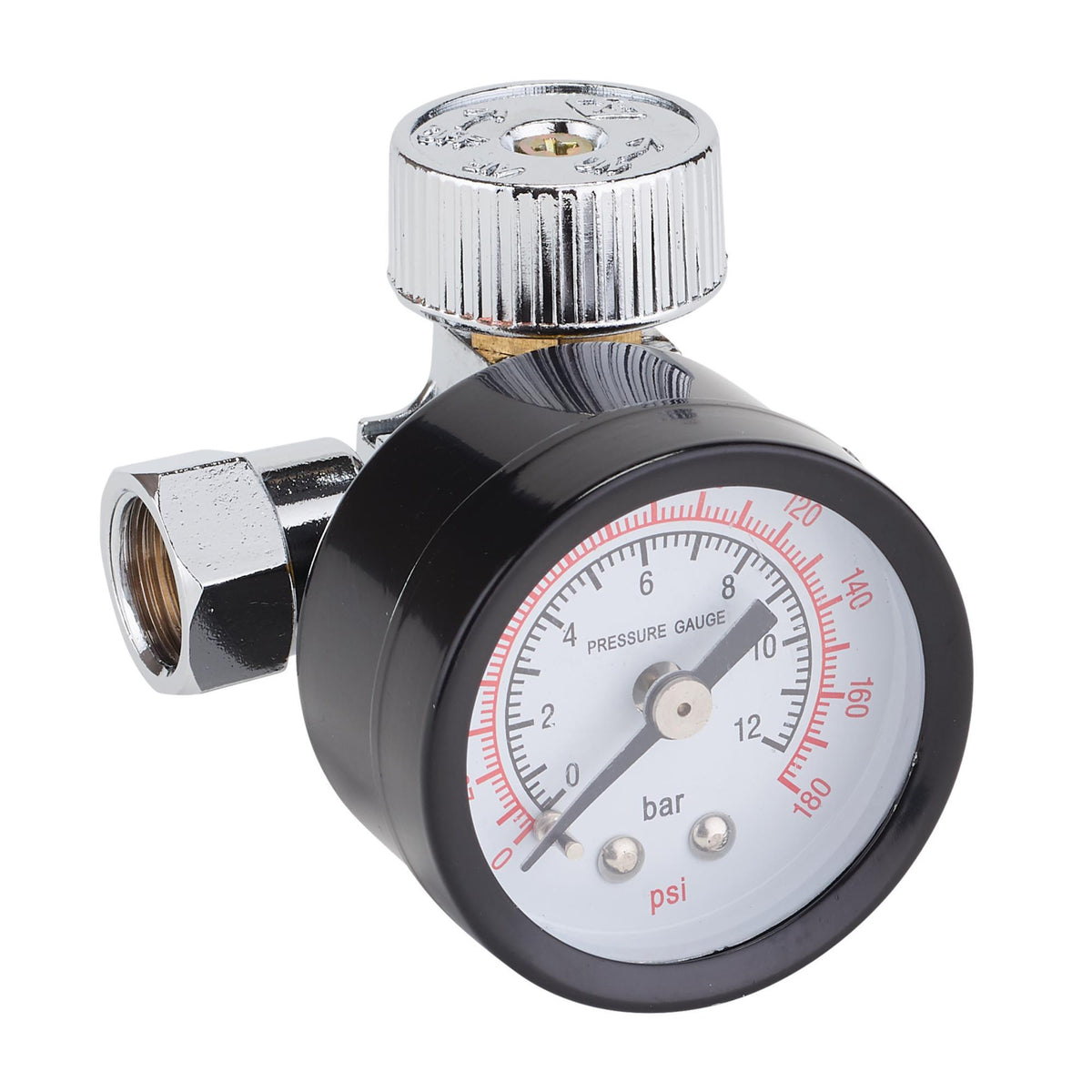 1/4" BSP On-Gun Air Regulator and Gauge, 180psi : Model No. DAT-OARG