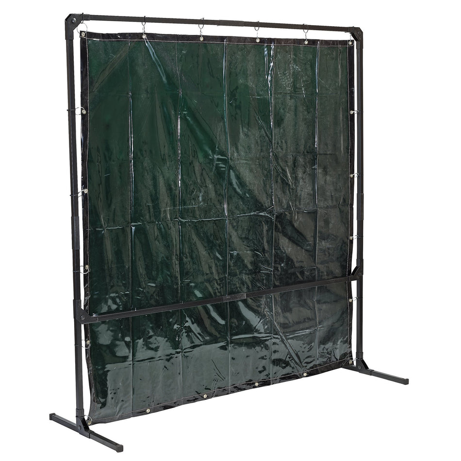 Welding Curtain with Metal Frame, 6' x 6': Model No. WCF6X6