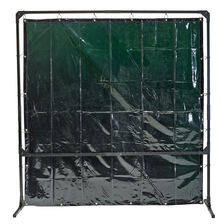 Welding Curtain with Metal Frame, 6' x 6': Model No. WCF6X6