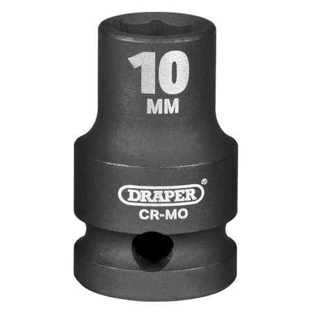 DRAPER Expert 10mm 1/2in. Square Drive Impact Socket: Model No.410MM