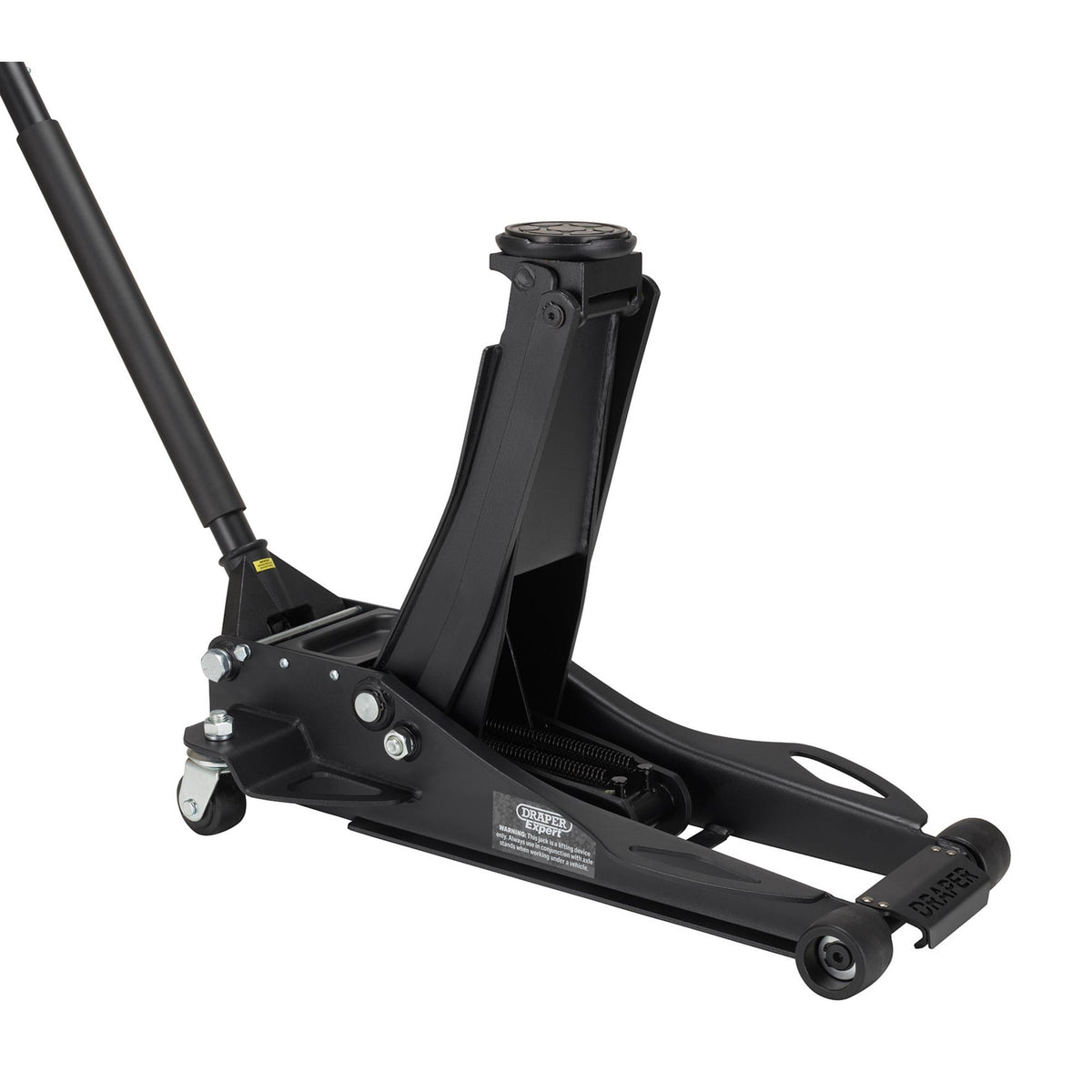 Draper Expert Professional Low Profile Fast Lift Garage Trolley Jack, 3 Tonne, Black : Model No. TJ3-BP