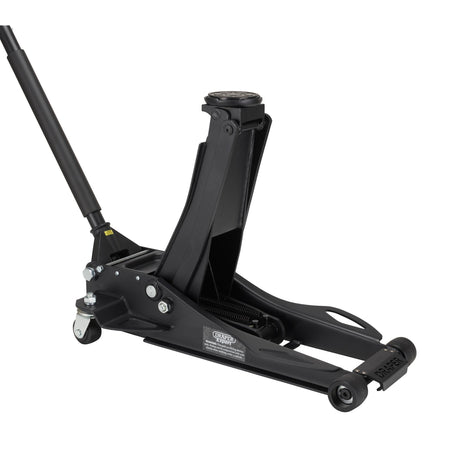 Draper Expert Professional Low Profile Fast Lift Garage Trolley Jack, 3 Tonne, Black : Model No. TJ3-BP