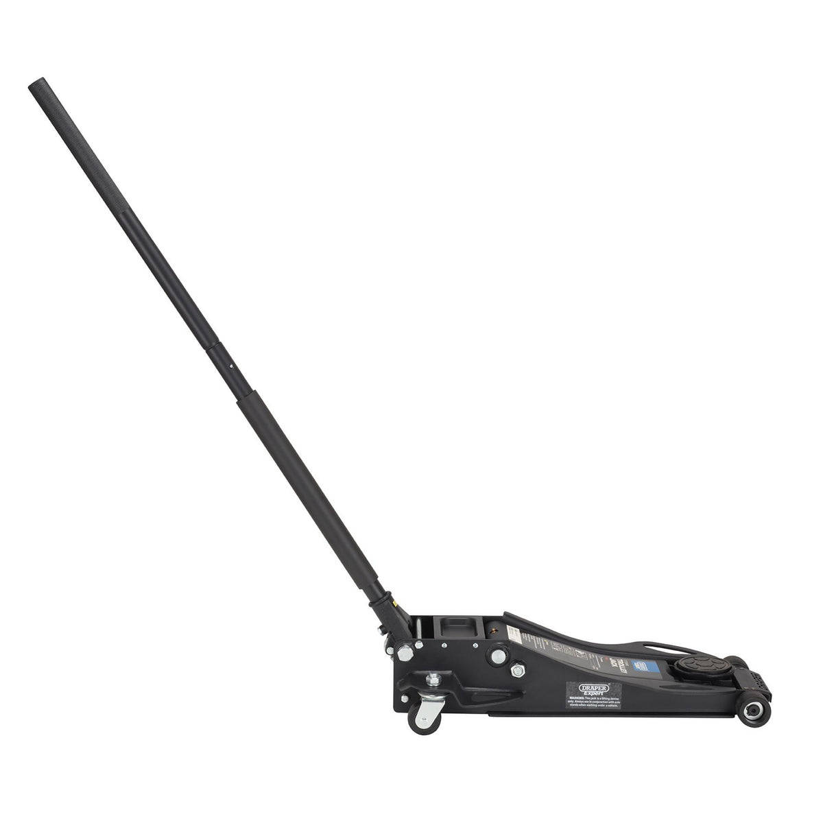 Draper Expert Professional Low Profile Fast Lift Garage Trolley Jack, 3 Tonne, Black : Model No. TJ3-BP