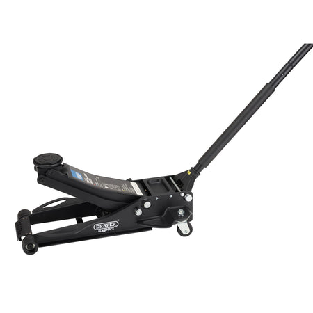 Draper Expert Professional Low Profile Fast Lift Garage Trolley Jack, 3 Tonne, Black : Model No. TJ3-BP
