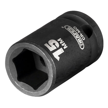 DRAPER Expert 15mm 1/2in. Square Drive Impact Socket: Model No.410MM