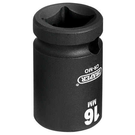 DRAPER Expert 16mm 1/2in. Square Drive Impact Socket: Model No.410MM