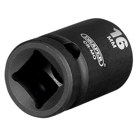DRAPER Expert 16mm 1/2in. Square Drive Impact Socket: Model No.410MM