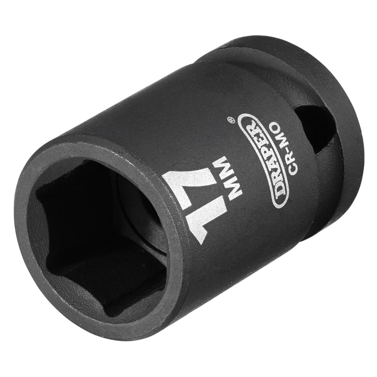DRAPER Expert 17mm 1/2in. Square Drive Impact Socket: Model No.410MM