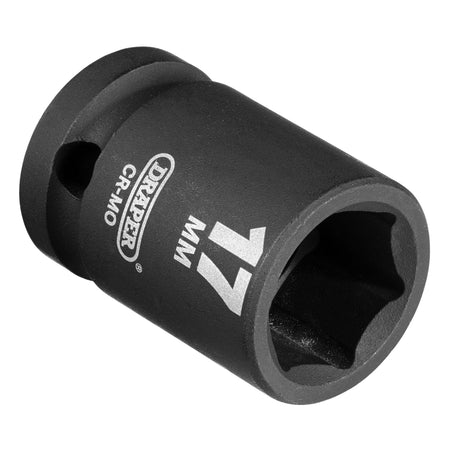 DRAPER Expert 17mm 1/2in. Square Drive Impact Socket: Model No.410MM