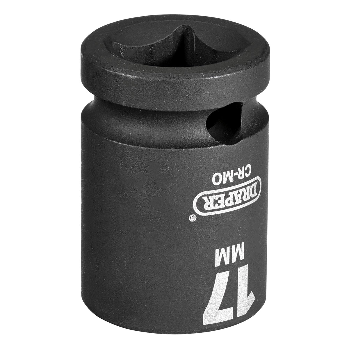 DRAPER Expert 17mm 1/2in. Square Drive Impact Socket: Model No.410MM