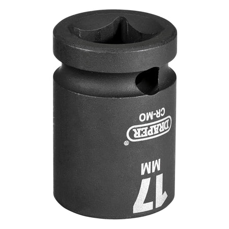 DRAPER Expert 17mm 1/2in. Square Drive Impact Socket: Model No.410MM