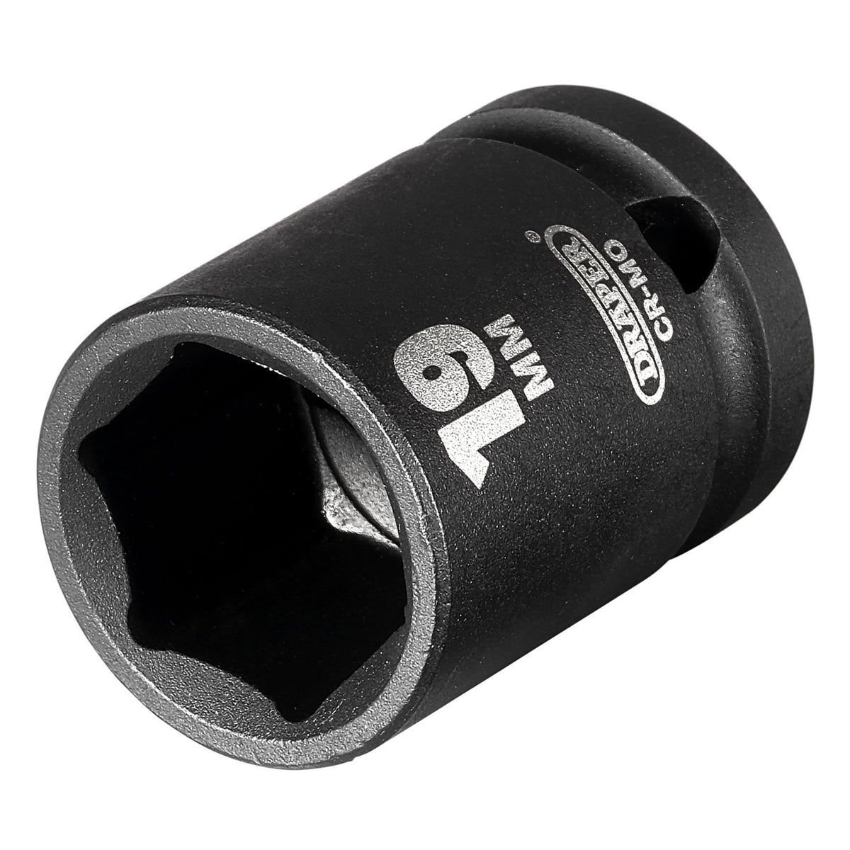 DRAPER Expert 19mm 1/2in. Square Drive Impact Socket: Model No.410MM