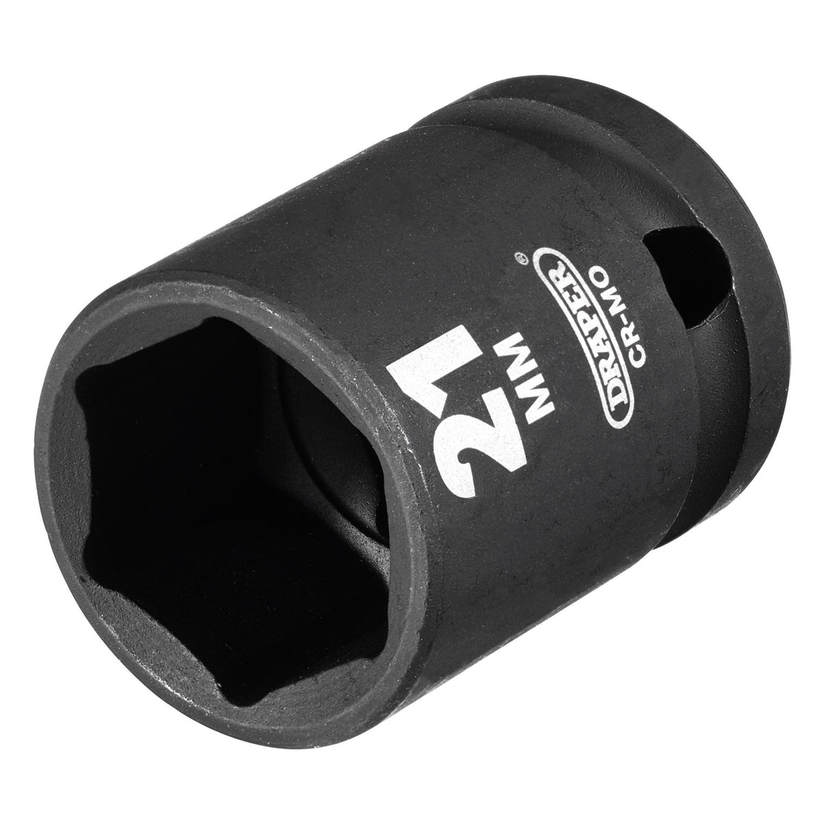 DRAPER Expert 21mm 1/2in. Square Drive Impact Socket: Model No.410MM