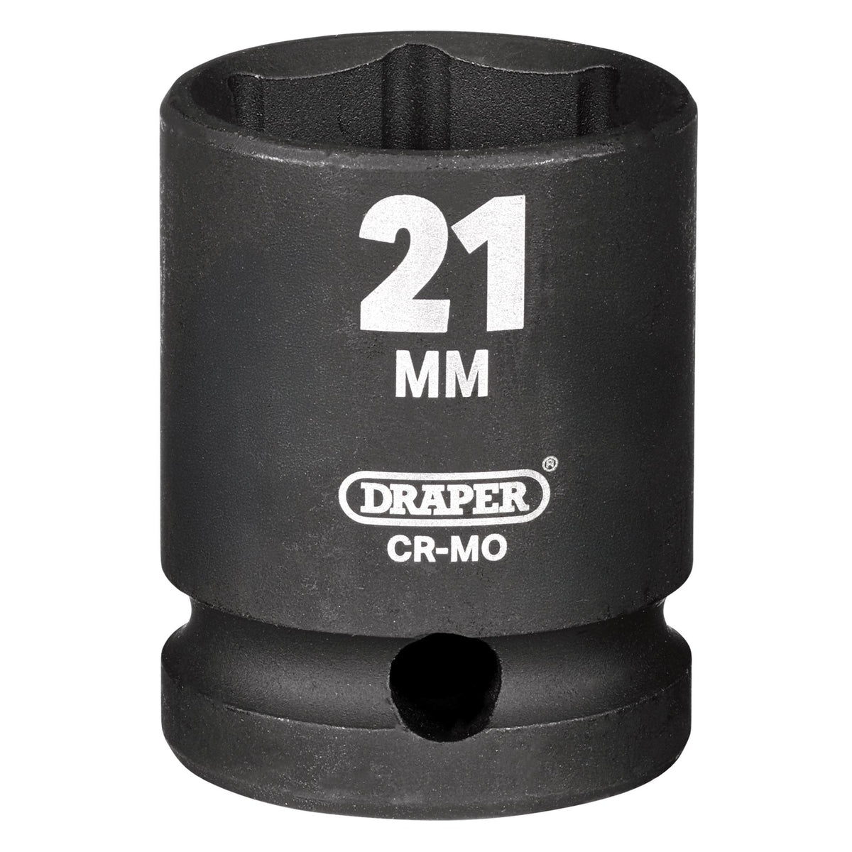 DRAPER Expert 21mm 1/2in. Square Drive Impact Socket: Model No.410MM