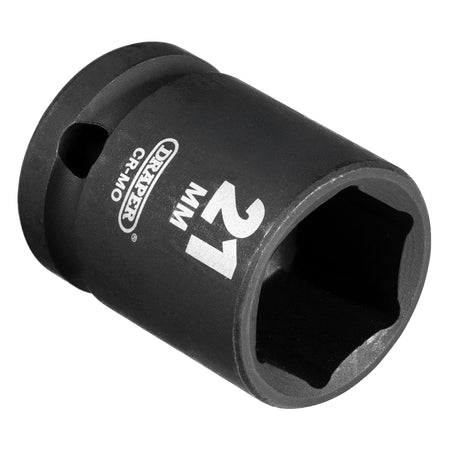 DRAPER Expert 21mm 1/2in. Square Drive Impact Socket: Model No.410MM
