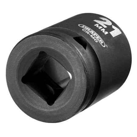DRAPER Expert 21mm 1/2in. Square Drive Impact Socket: Model No.410MM