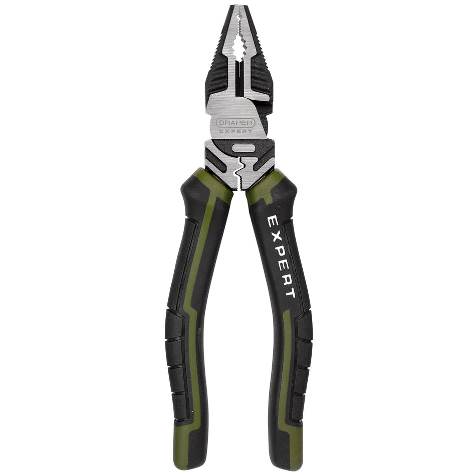 Draper Expert High Leverage Combination Pliers, 175mm : Model No. PL-EX/HLCP-175
